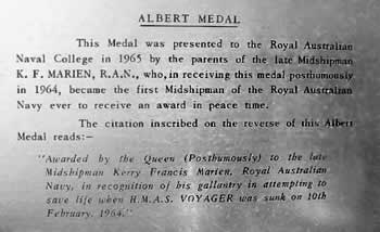 albert medal plate