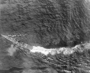 Chikuma Torpedo strike