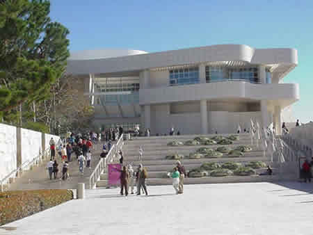 Getty entrance