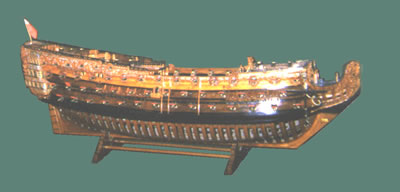 Early ship construction model