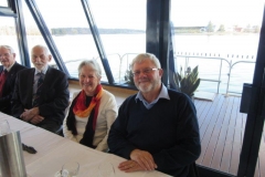 Barrie West, Phil Mulcare, Alison and Raydon Gates AO CSM