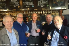 John Hazell, David Blazey, Staff Lowe, Paul Martin, Tom Harrison