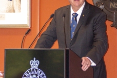 Anthony Roberts welcoming guest to Parliament House