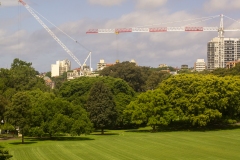 The View from the Strangers Dining Room spoilt by the signs of progress