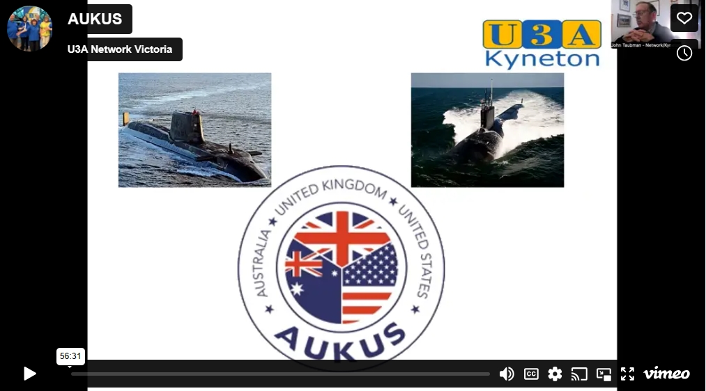 Aukus Presentation The Naval Officers Association Of Australia